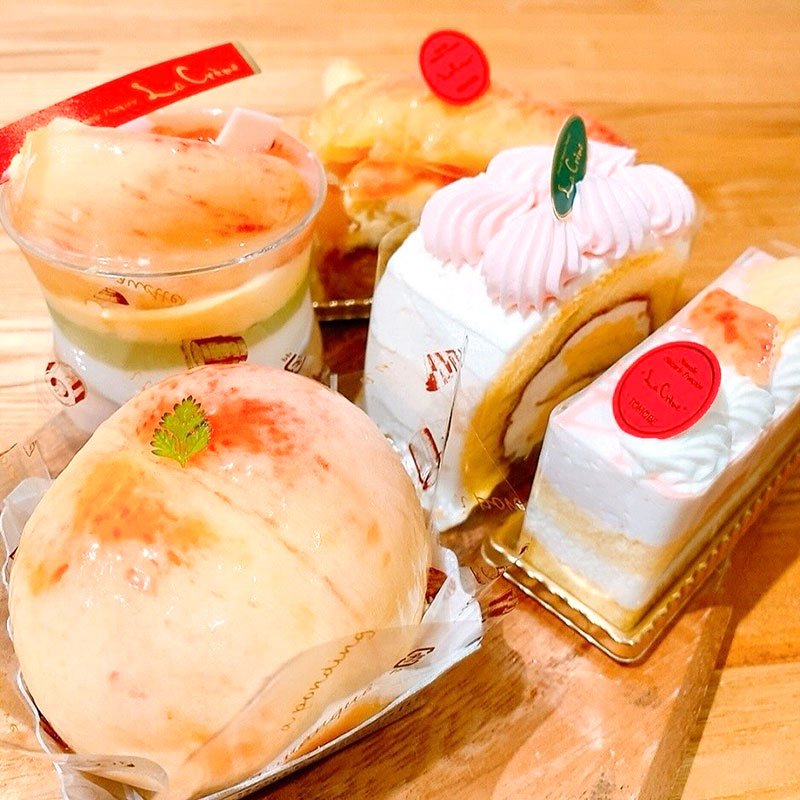 くり〜むのピーチフェア開催